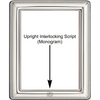 'Cord' 8x10 Non-Tarnish Sterling Silver Picture Frame