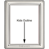 'Cord' 8x10 Non-Tarnish Sterling Silver Picture Frame