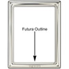 'Norwich' 5x7 Non-Tarnish Sterling Silver Picture Frame 'Norwich' 5x7 Non-Tarnish Sterling Silver Picture Frame
