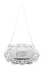 Sterling Silver Decanter Label Engraved to Order