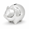 Classic Silverplated Piggy Bank - Non Tarnish