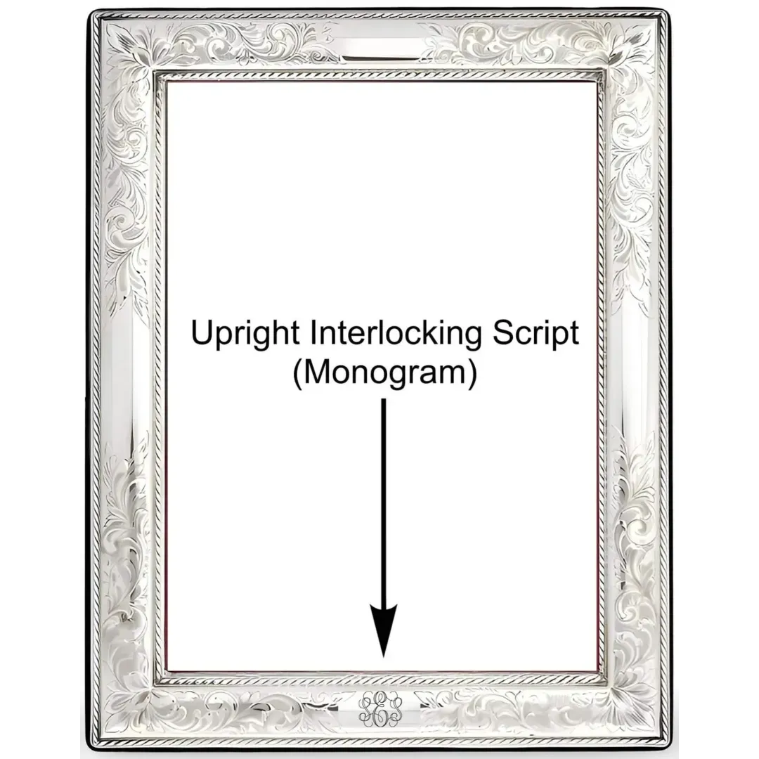 Cunill Vintage Non-Tarnish Sterling Silver 4x6 Picture Frame