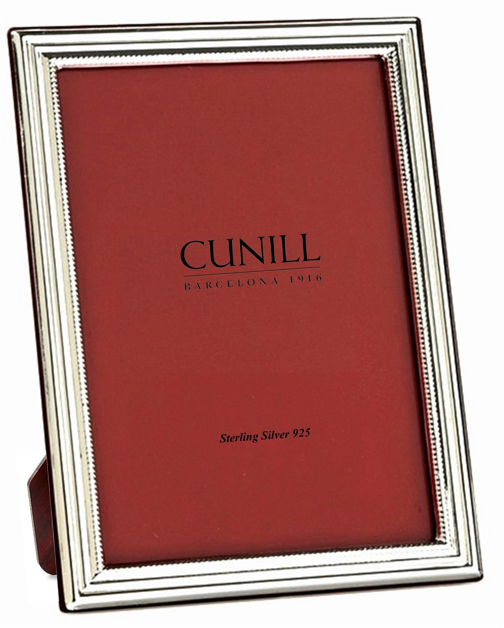 Sterling Silver 4x6 　純銀製　写真額縁 Classic' 4x6 Non-Tarnish Sterling Silver Picture Frame - Cunill
