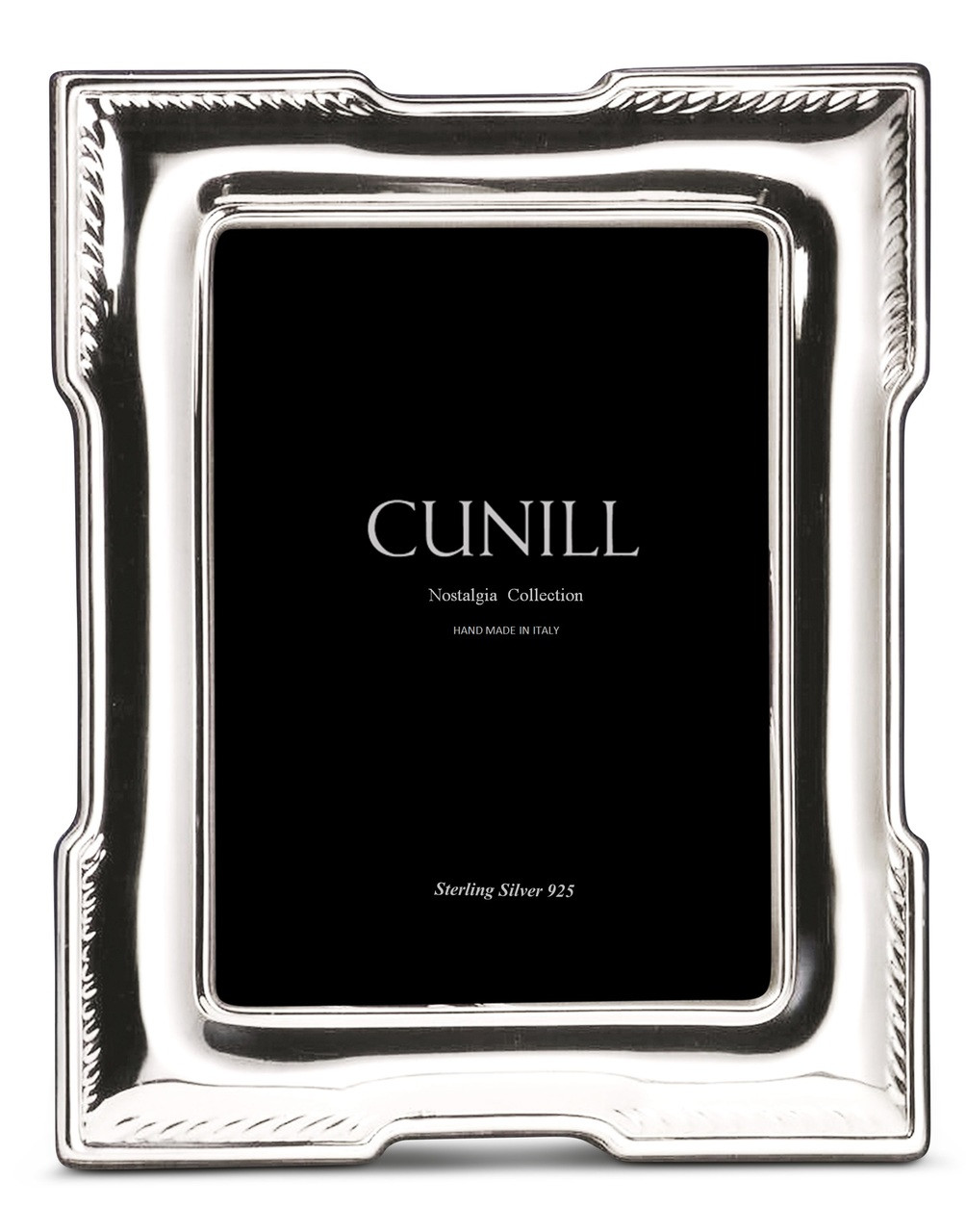 Jefferson' 8x10 Non-Tarnish Sterling Silver Picture Frame - Cunill