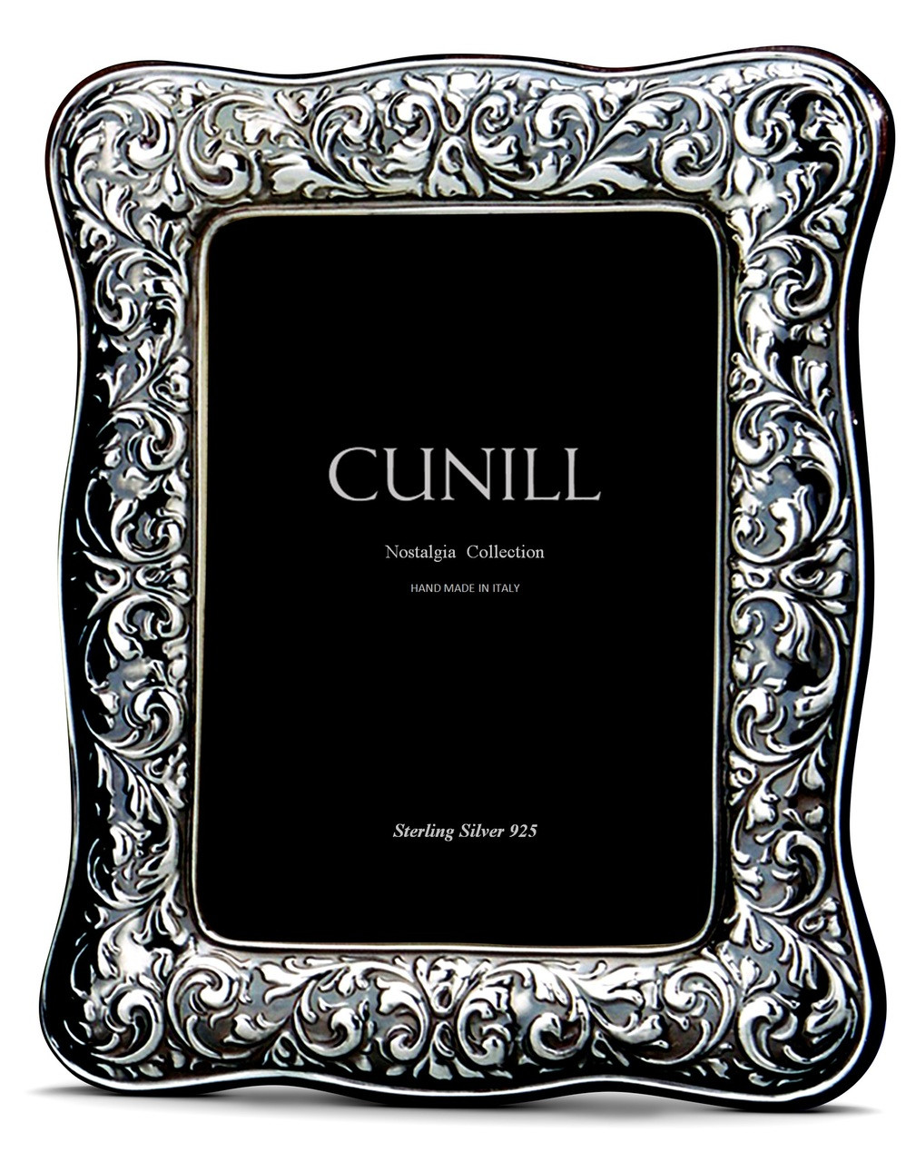 Athena' 4x6 Non-Tarnish Sterling Silver Picture Frame - Cunill