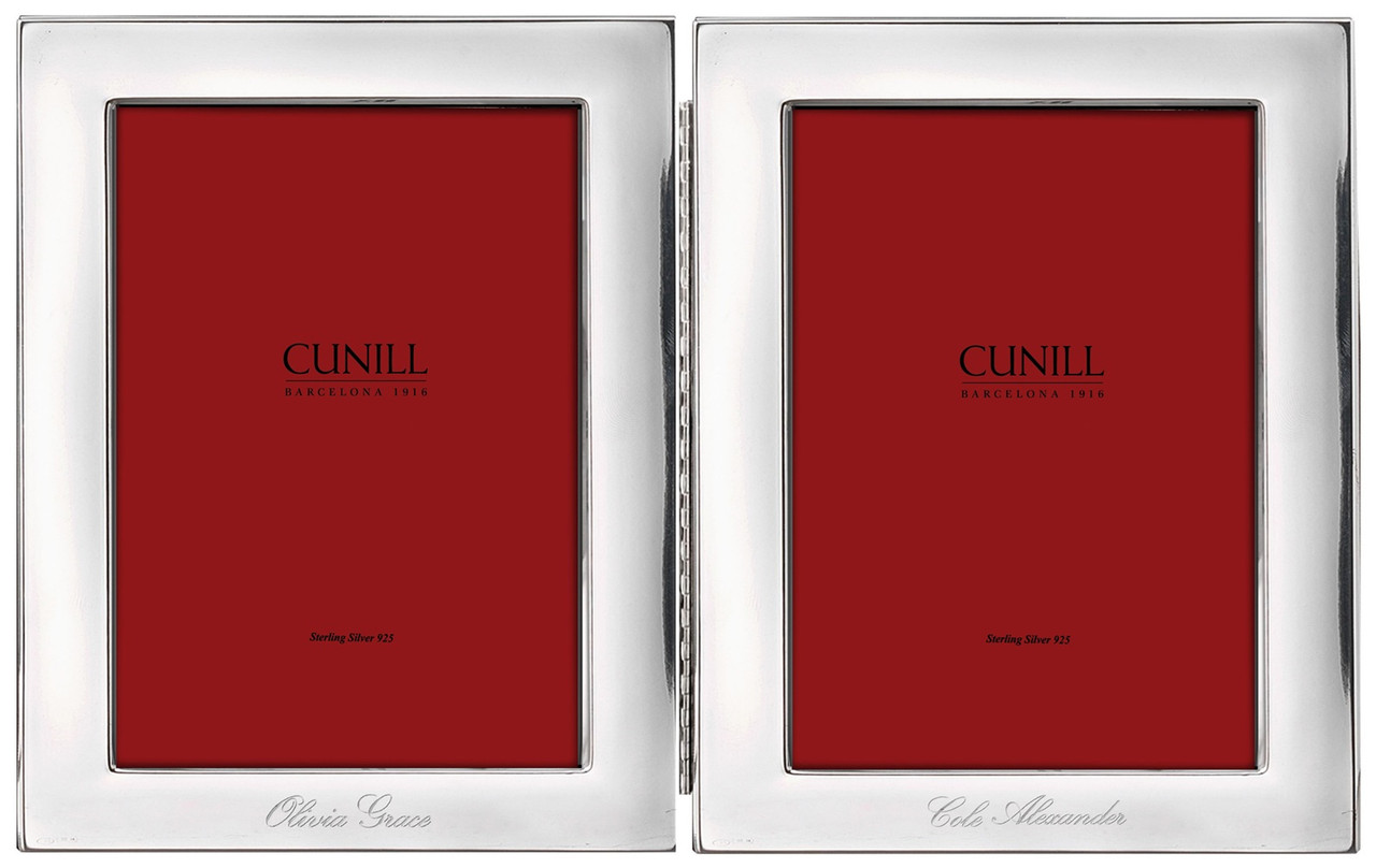 Cunill Tiffany Plain Non-Tarnish Sterling Silver Double 4x6