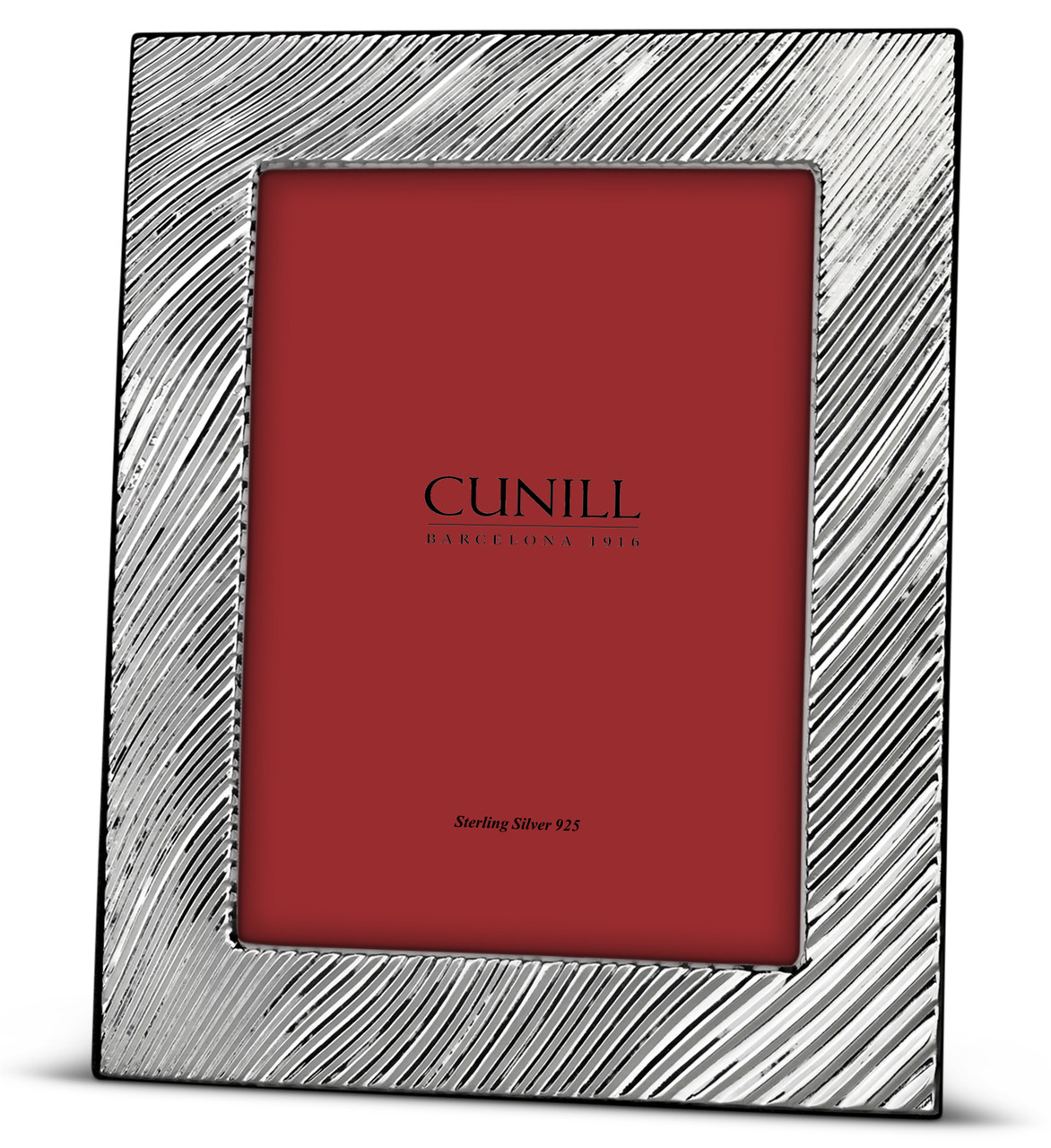 'Dunes' 8x10 NonTarnish Sterling Silver Picture Frame Cunill America