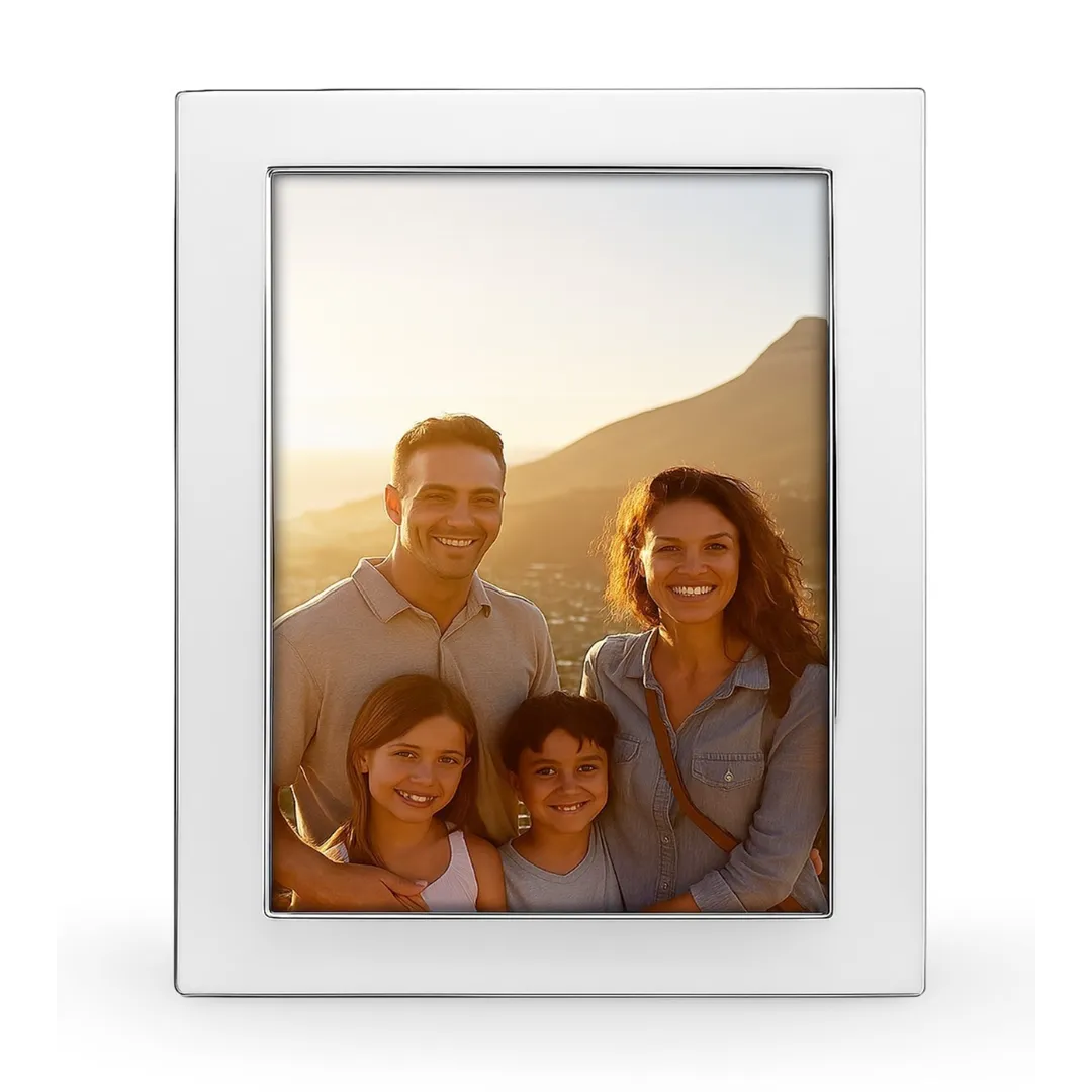 Tiffany Plain Sterling Silver Overlay 4×6 Picture Frame | Cunill