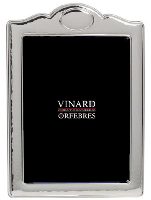Vinard Silver Plated Hammered Anniversary 5x7 Picture Frame