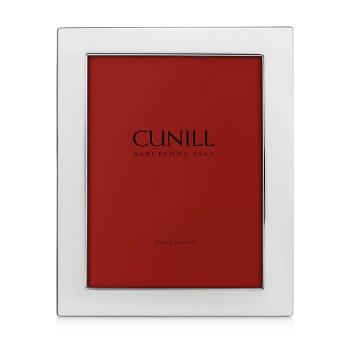 Cunill Tiffany Plain 8x10 Sterling Silver Picture Frame