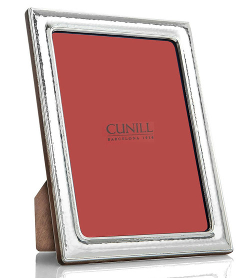 CUNILL Sterling Silver Hammered 5x7 Picture Frame