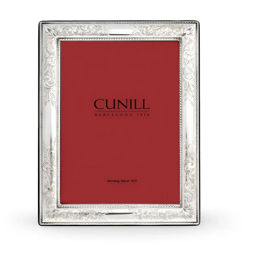 'Vintage'  5x7 Non-Tarnish Sterling Silver Picture Frame