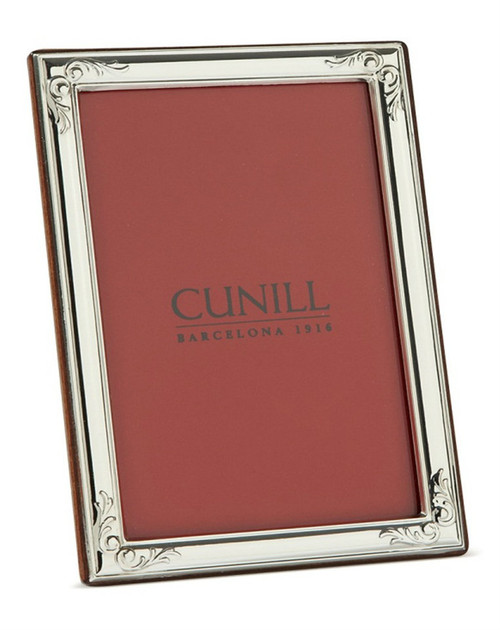 Engravable 'Accenti' 8x10 Non-Tarnish Sterling Silver Picture Frame