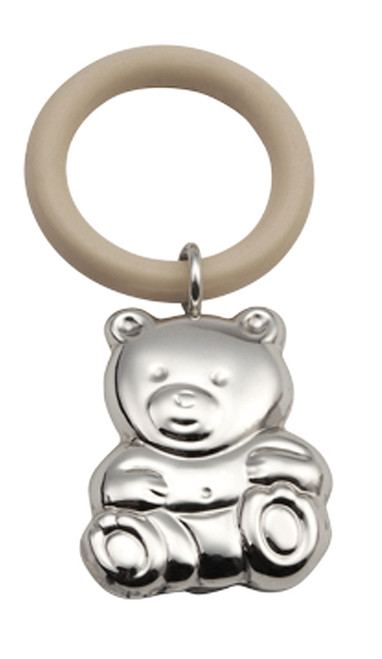 sterling silver teething ring