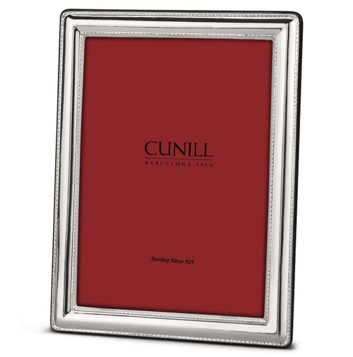 Engravable 'Finesse' 8x10 Non-Tarnish Sterling Silver Picture Frame