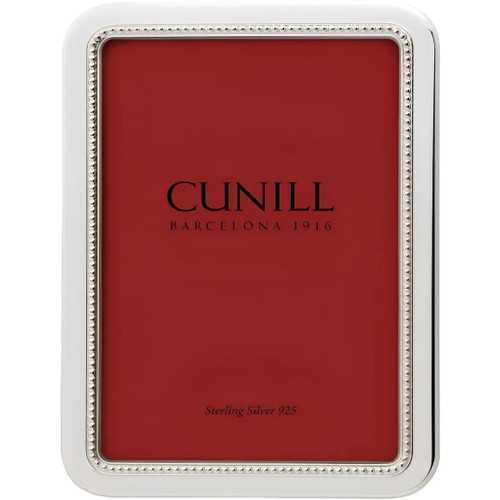 'Manchester Bead' 4x6 Non-Tarnish Sterling Silver Picture Frame 'Manchester Bead' 4x6 Non-Tarnish Sterling Silver Picture Frame