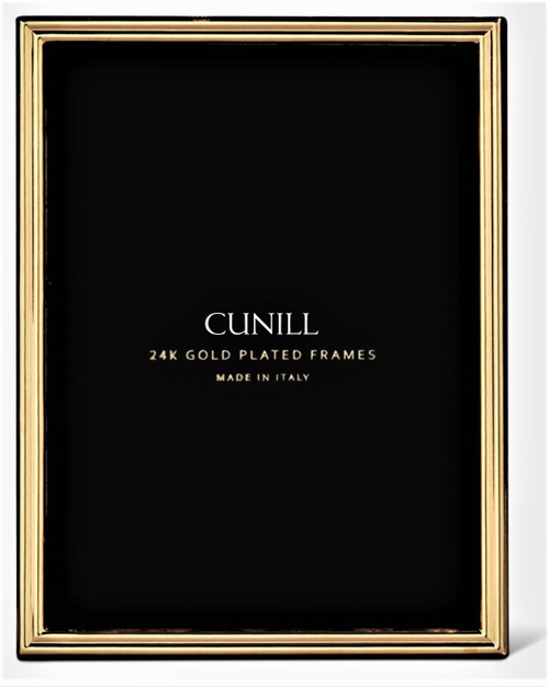 Cunill 'Plain Narrow' 4x6 Gold Plated Picture Frame Cunill 'Plain Narrow' 4x6 Gold Plated Picture Frame