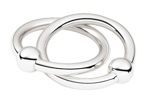 silver ring rattle
