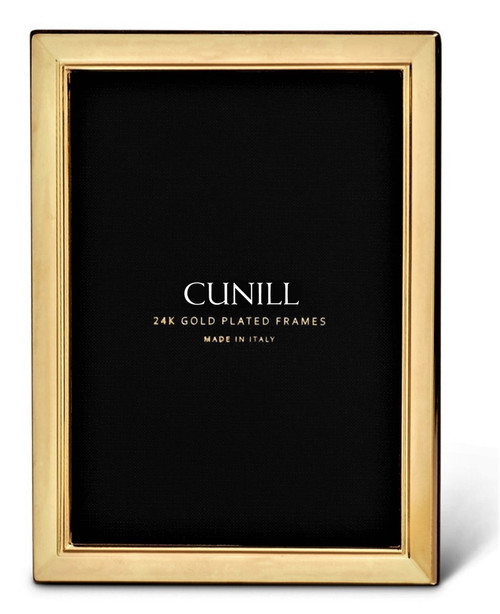 Cunill 'Metropolis' 4x6 Engravable Gold Plated Picture Frame Cunill 'Metropolis' 4x6 Engravable Gold Plated Picture Frame