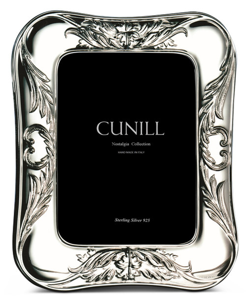 Cunill ビクトリア朝装飾スターリングシルバー 8x10 彫刻可能な写真フレーム＿並行輸入品