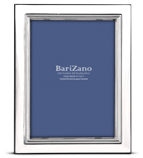 Floral 5x7 Non-Tarnish 925 Sterling Silver Frame