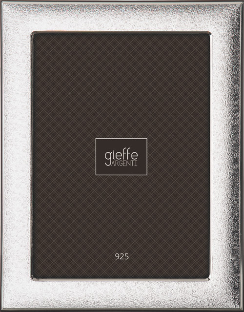 Gieffe Textured 3.5x5 Sterling Silver Picture Frame