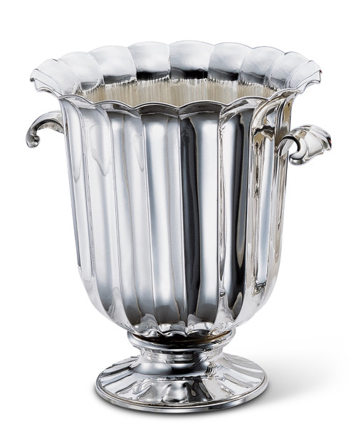 Bicama 'A Coste' Silver Plated Champagne Bucket with Base