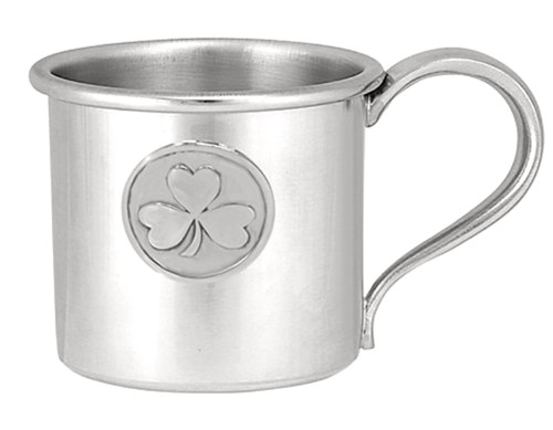 Woodbury Pewter '4 Leaf Clover' Pewter Baby Cup