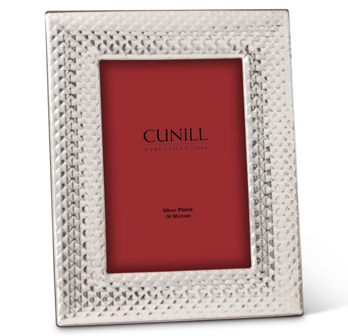 Cunill Textured 5x7 Silver Plated Picture Frame