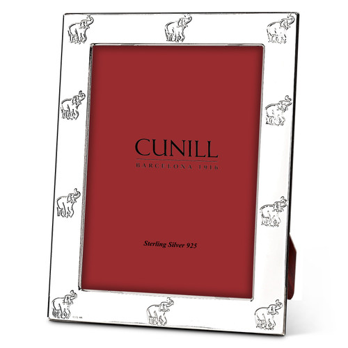Cunill Elephant 5x7 Sterling Silver Picture Frame 