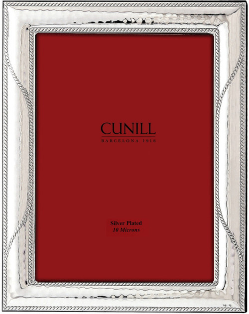 Cunill Silverplated Nautical 8x10 Picture Frame