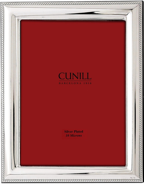 Cord Non-Tarnish Silverplated 8x10 Picture Frame