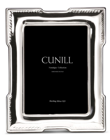 Jefferson' 8x10 Non-Tarnish Sterling Silver Picture Frame - Cunill