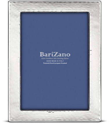 Hammered 4x6 Non-Tarnish 925 Sterling Silver Frame