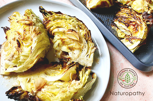 Roasted Cabbage with Lime Dressing Recipe 