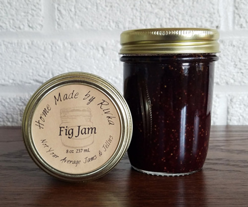Fig Jam is a soft-set, savory jam that is not only perfect on toast, but on specialty flatbread or pizza. 