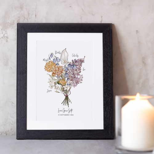 Meaningful Flower Print