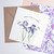 Personalised Couple Iris Pun Card