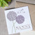 Nanny Allium Mother's Day Card