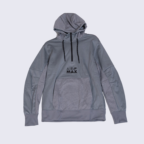 Nike Air Max 1/4 Zip Fleece Hoodie - Grey  (Medium)