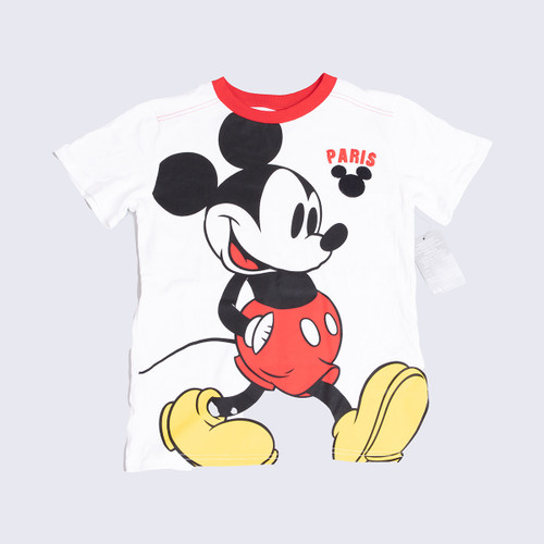 Disney boys age 9_10 white Mickey mouse t-shirt