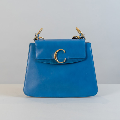 CHLOE blue shoulder bag