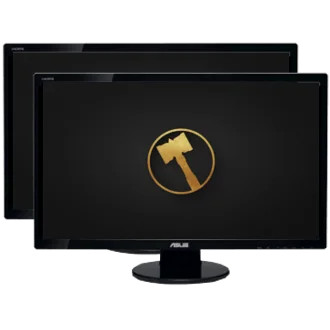 Dual - Asus VZ27EHE 27" 1080p FHD 75Hz