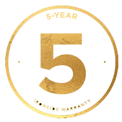 Standard 5 Years Labor and 3 Years Parts