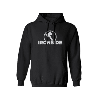 Black & White Ironside Pull Over Hoodie XXXL