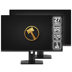 Dual MSI 27" 1440p 170Hz -- G274QFP-QD