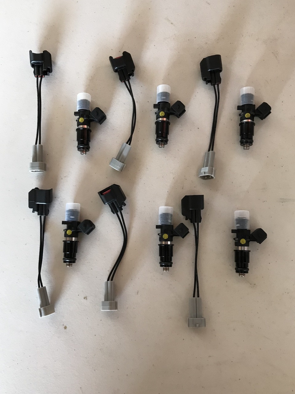 1050cc EV14 Injectors with VQ adapters