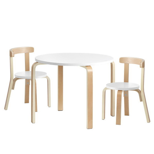 Kids Table and Chair Set Study Desk Dining Wooden DW