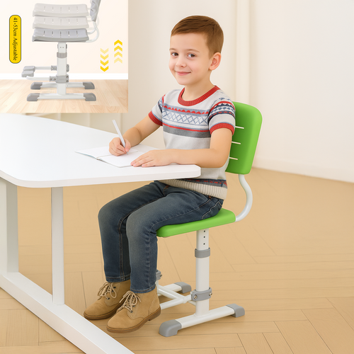 Large Size Solid Sturdy Kids Study Chair Height Adjustable Office Desk Chair Fully Assembled Green Large Size Solid Sturdy Kids Study Chair Height Adjustable Office Desk Chair Fully Assembled Green