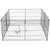 24" 8 Panel Pet Dog Playpen Puppy Exercise Cage Enclosure Play Pen Fence